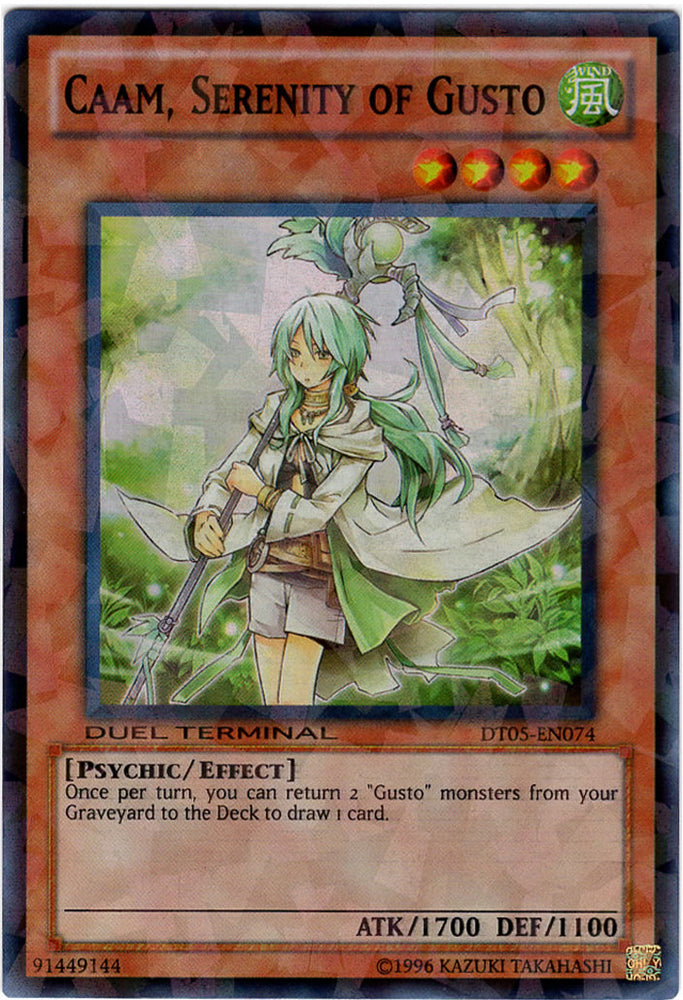 Caam, Serenity of Gusto [DT05-EN074] Super Rare Yu-Gi-Oh!