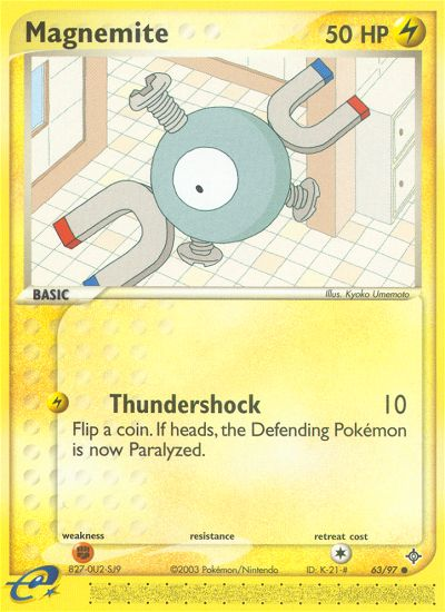 Magnemite (63/97) [EX: Dragon] Pokémon