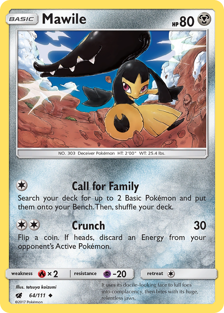 Mawile (64/111) [Sun & Moon: Crimson Invasion] Pokémon