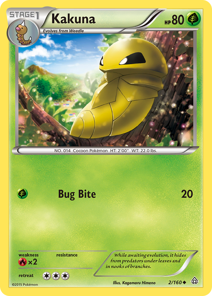 Kakuna (2/160) [XY: Primal Clash] Pokémon