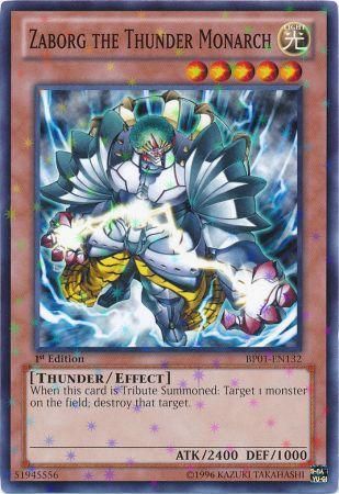 Zaborg the Thunder Monarch [BP01-EN132] Starfoil Rare Yu-Gi-Oh!