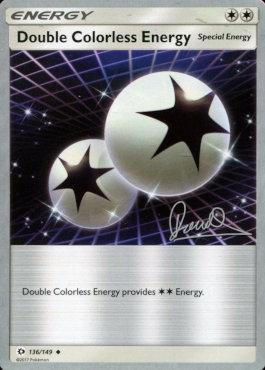 Double Colorless Energy (136/149) (Infinite Force - Diego Cassiraga) [World Championships 2017] Pokémon