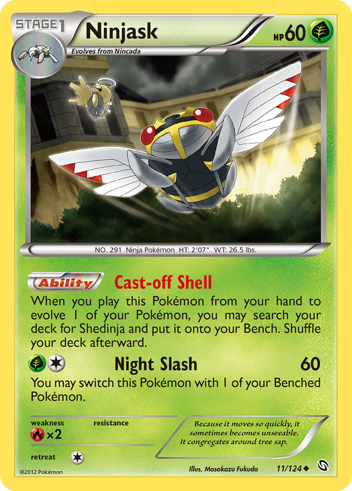Ninjask (11/124) [Black & White: Dragons Exalted] Pokémon