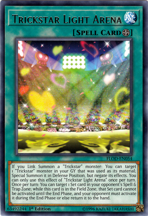 Trickstar Light Arena [FLOD-EN054] Rare Yu-Gi-Oh!
