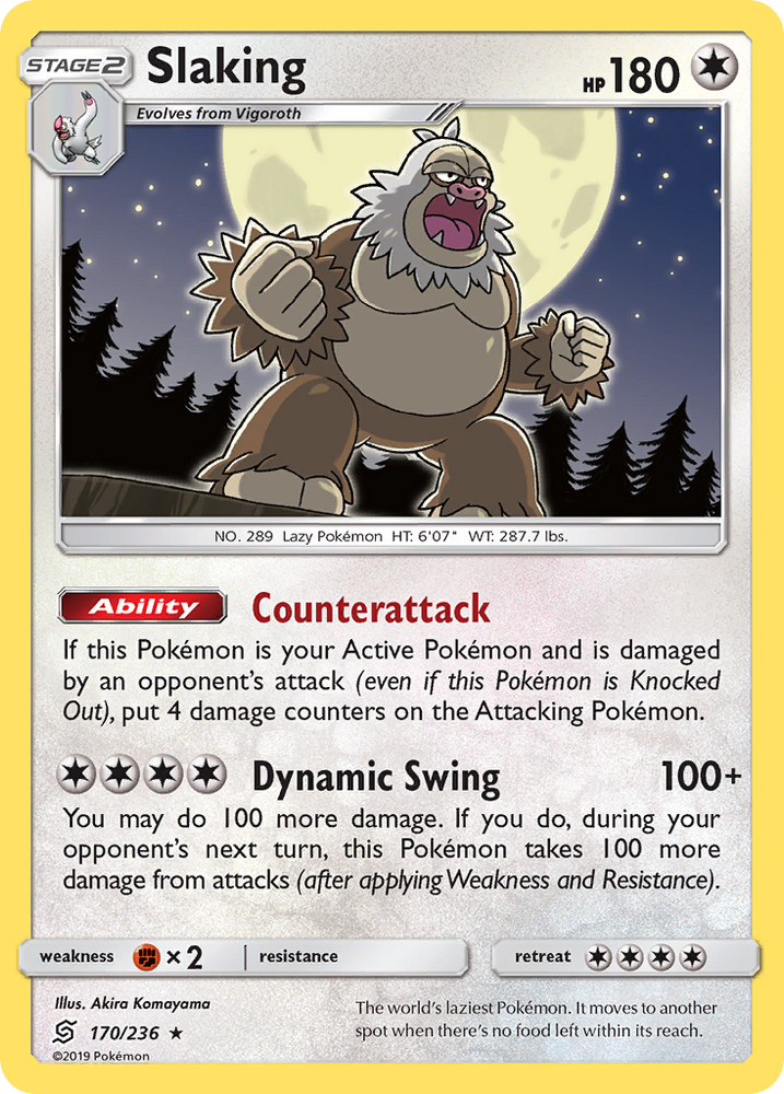 Slaking (170/236) [Sun & Moon: Unified Minds] Pokémon