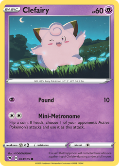 Clefairy (063/185) [Sword & Shield: Vivid Voltage] Pokémon