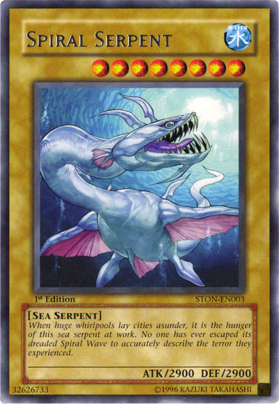 Spiral Serpent [STON-EN003] Rare Yu-Gi-Oh!