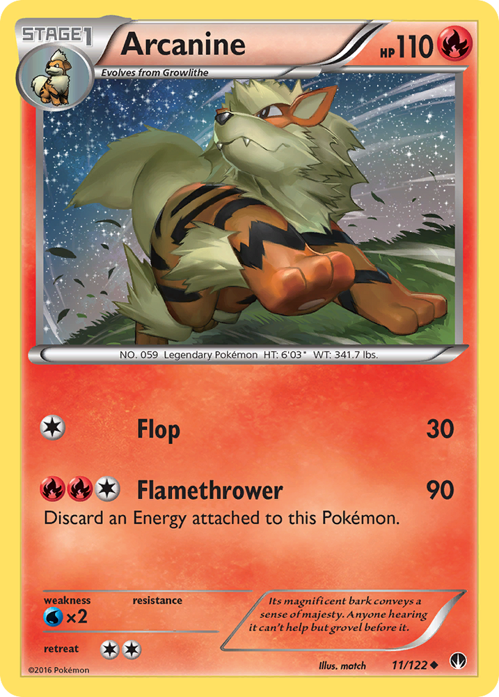 Arcanine (11/122) [XY: BREAKpoint] Pokémon