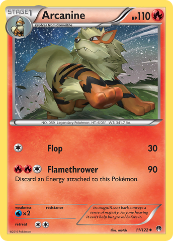 Arcanine (11/122) [XY: BREAKpoint] Pokémon