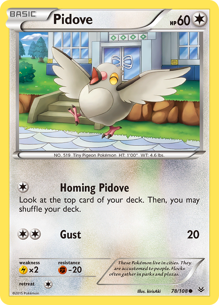 Pidove (78/108) [XY: Roaring Skies] Pokémon