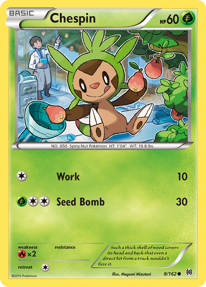 Chespin (8/162) [XY: BREAKthrough] Pokémon