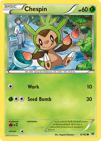 Chespin (8/162) [XY: BREAKthrough] Pokémon