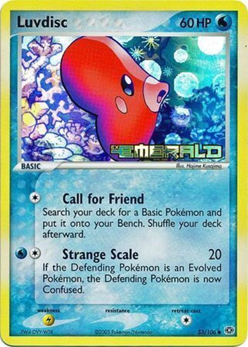 Luvdisc (53/106) (Stamped) [EX: Emerald] Pokémon