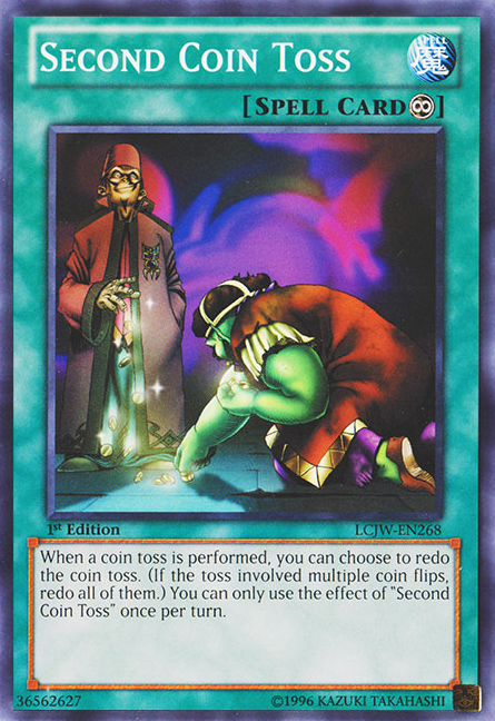 Second Coin Toss [LCJW-EN268] Common Yu-Gi-Oh!