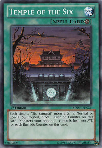 Temple of the Six [SDWA-EN031] Common Yu-Gi-Oh!