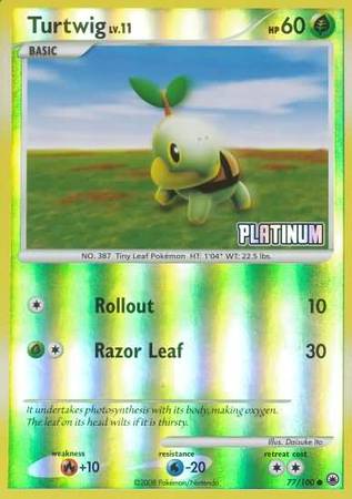 Turtwig (77/100) [Burger King Promos: 2009 Collection] Pokémon