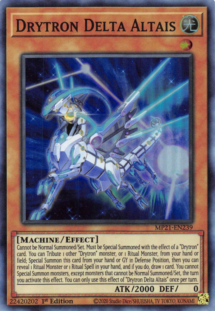 Drytron Delta Altais [MP21-EN239] Super Rare Yu-Gi-Oh!