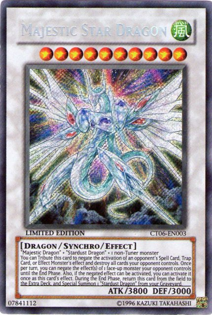 Majestic Star Dragon [CT06-EN003] Secret Rare Yu-Gi-Oh!