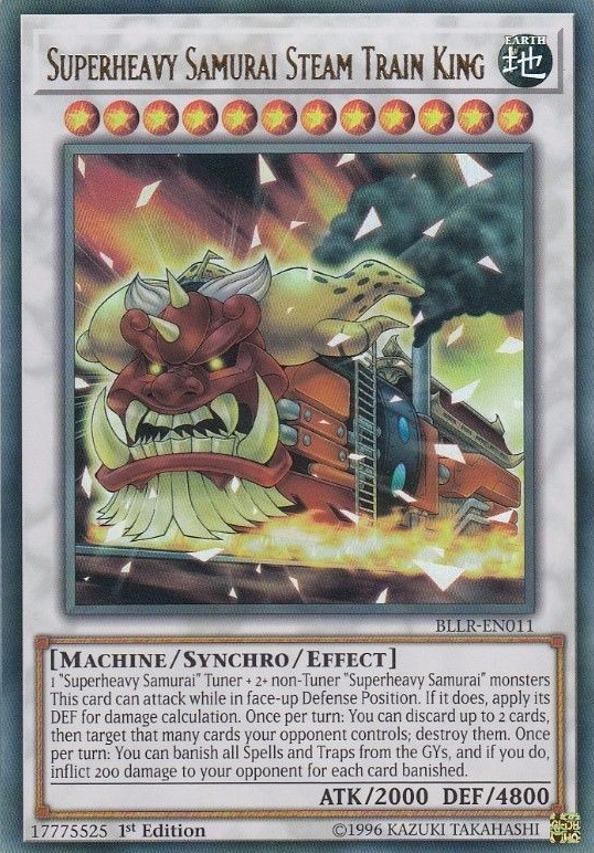 Superheavy Samurai Steam Train King [BLLR-EN011] Ultra Rare Yu-Gi-Oh!