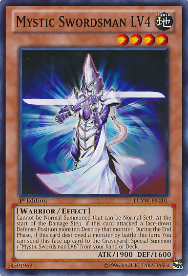 Mystic Swordsman LV4 [LCYW-EN201] Common Yu-Gi-Oh!