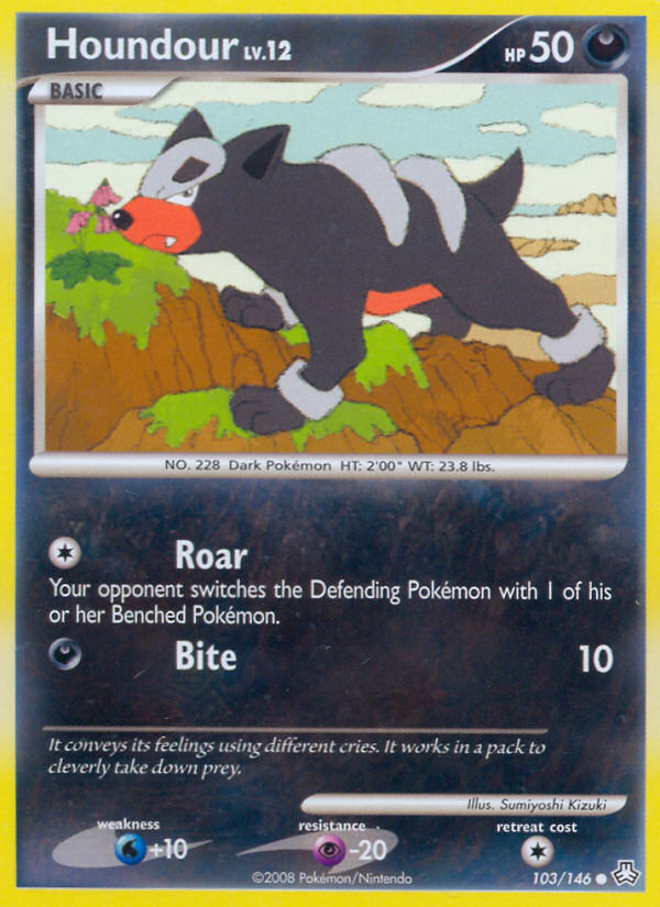 Houndour (103/146) [Diamond & Pearl: Legends Awakened] Pokémon
