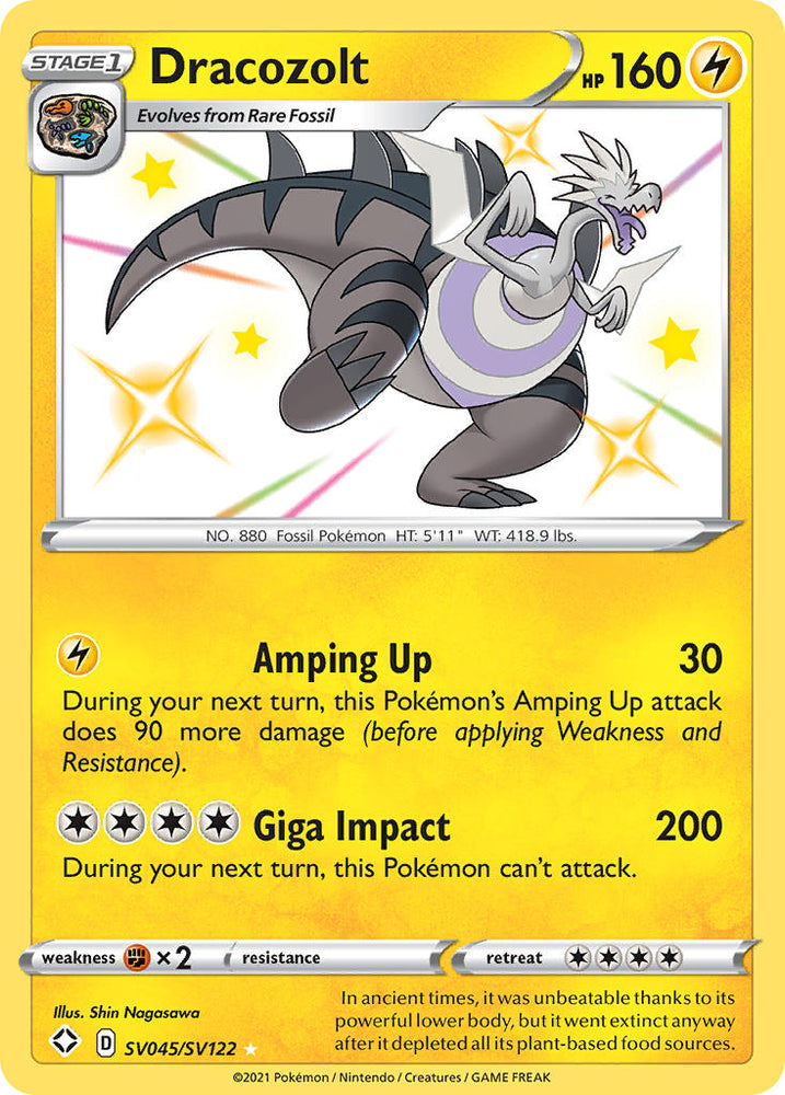 Dracozolt (SV045/SV122) [Sword & Shield: Shining Fates] Pokémon