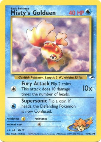 Misty's Goldeen (85/132) [Gym Heroes Unlimited] Pokémon