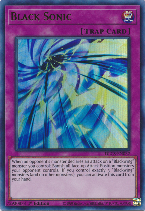 Black Sonic [DLCS-EN032] Ultra Rare Yu-Gi-Oh!