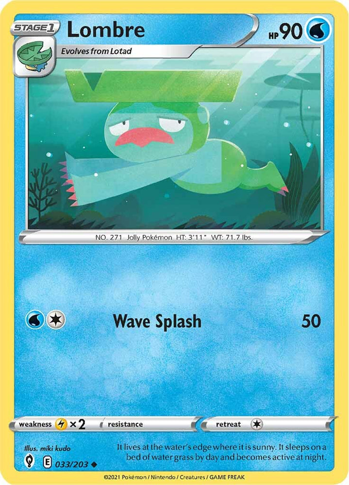 Lombre (033/203) [Sword & Shield: Evolving Skies] Pokémon