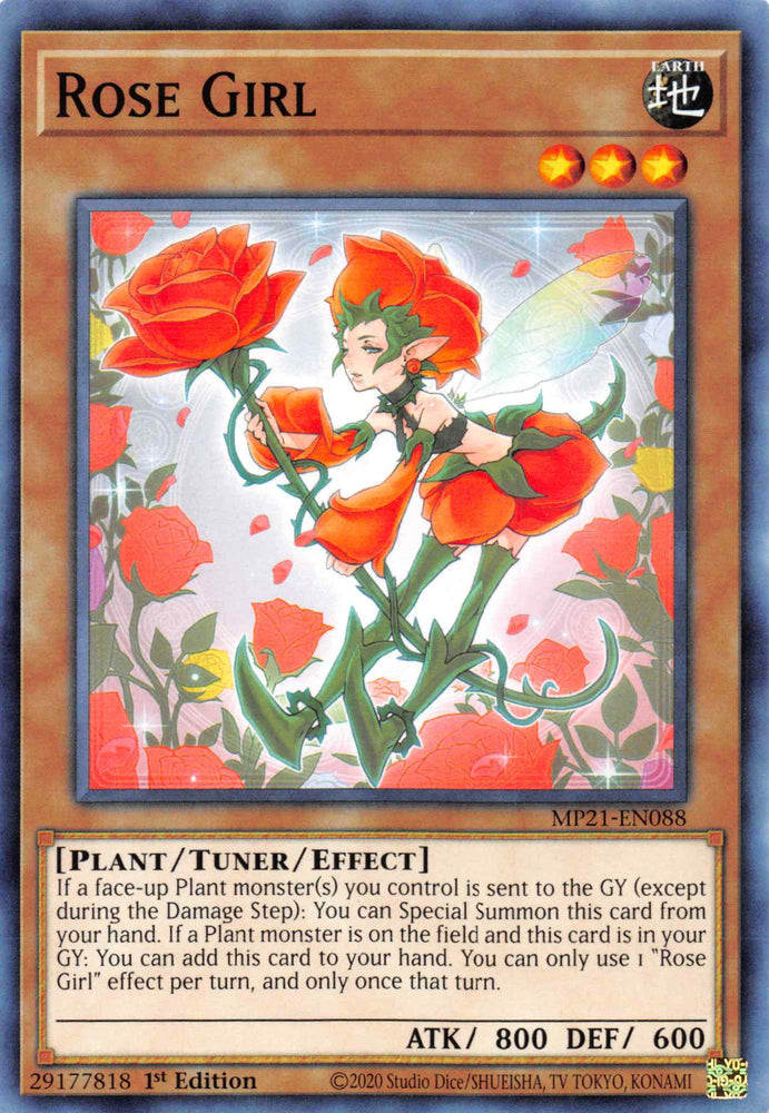 Rose Girl [MP21-EN088] Common Yu-Gi-Oh!