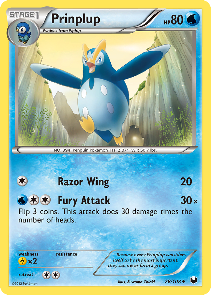 Prinplup (28/108) [Black & White: Dark Explorers] Pokémon