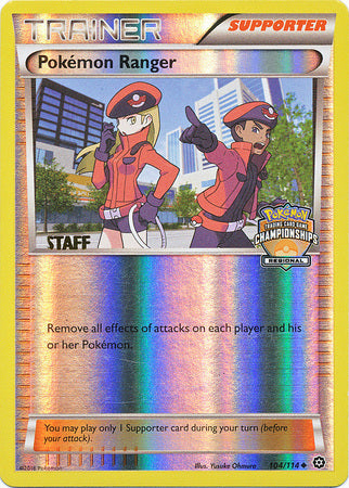 Pokemon Ranger (104/114) (Regional Championship Promo Staff) [XY: Steam Siege] Pokémon