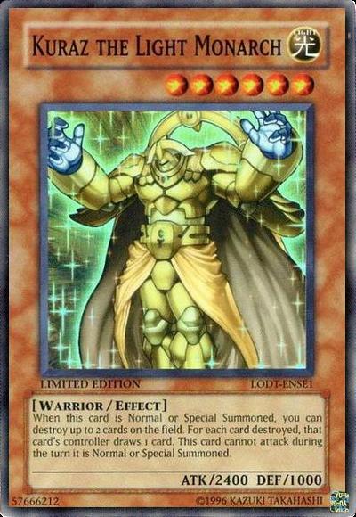 Kuraz the Light Monarch [LODT-ENSE1] Super Rare Yu-Gi-Oh!