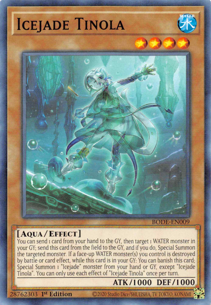 Icejade Tinola [BODE-EN009] Common Yu-Gi-Oh!