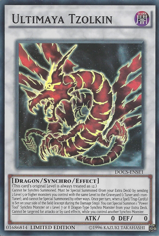 Ultimaya Tzolkin [DOCS-ENSE1] Super Rare Yu-Gi-Oh!