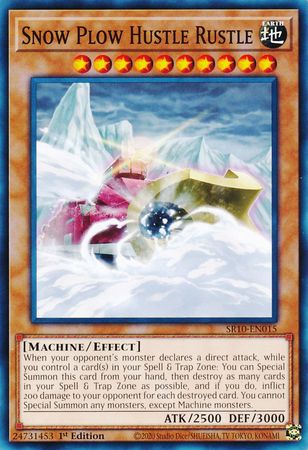 Snow Plow Hustle Rustle [SR10-EN015] Common Yu-Gi-Oh!