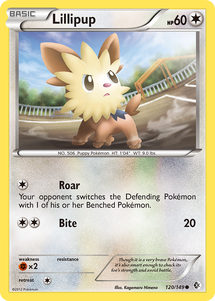 Lillipup (120/149) [Black & White: Boundaries Crossed] Pokémon