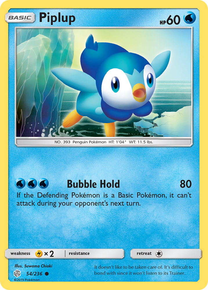 Piplup (54/236) [Sun & Moon: Cosmic Eclipse] Pokémon