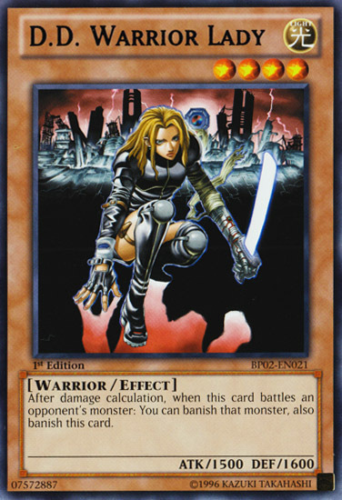 D.D. Warrior Lady [BP02-EN021] Mosaic Rare Yu-Gi-Oh!