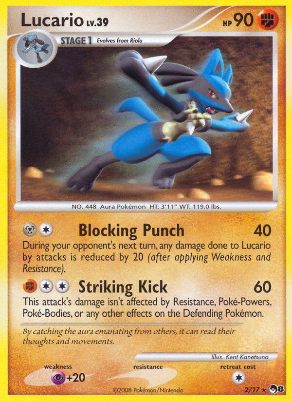 Lucario (2/17) [POP Series 8] Pokémon