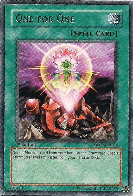 One for One [DP09-EN018] Rare Yu-Gi-Oh!