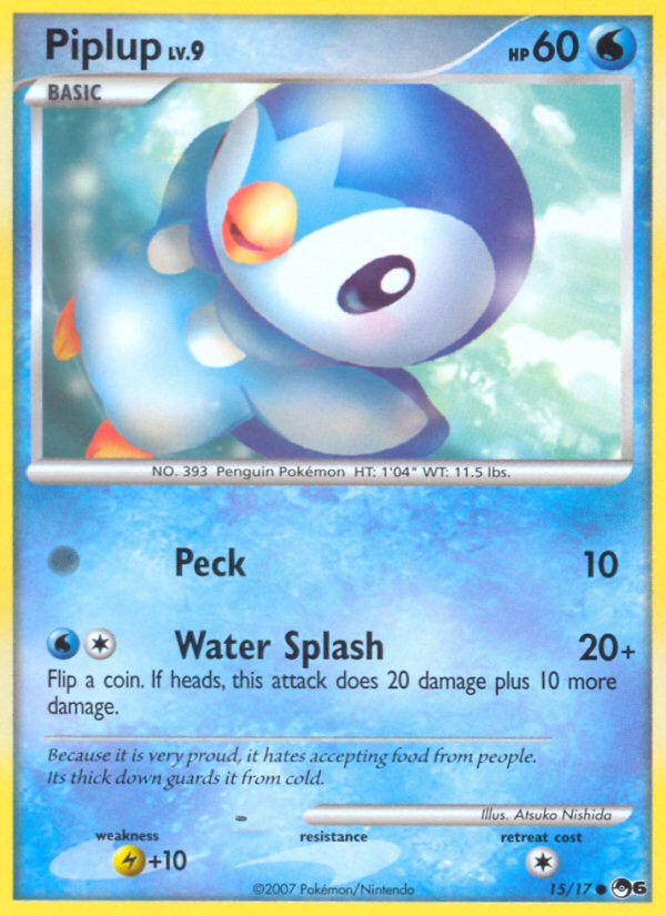 Piplup (15/17) [POP Series 6] Pokémon