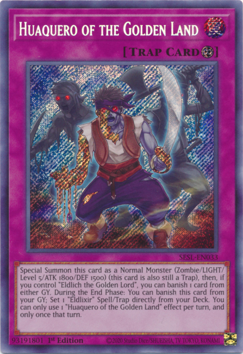 Huaquero of the Golden Land [SESL-EN033] Secret Rare Yu-Gi-Oh!