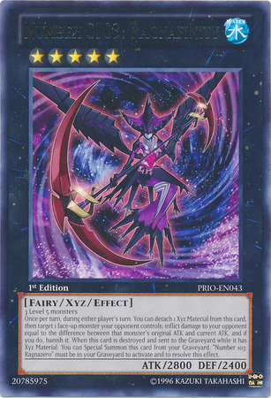 Number C103: Ragnafinity [PRIO-EN043] Rare Yu-Gi-Oh!