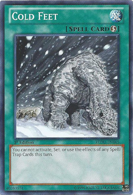 Cold Feet [REDU-EN065] Common Yu-Gi-Oh!