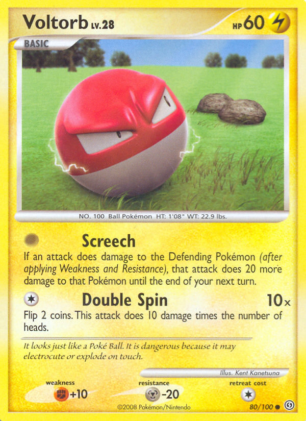 Voltorb (80/100) [Diamond & Pearl: Stormfront] Pokémon