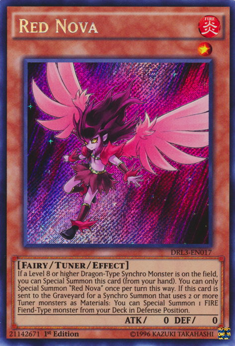 Red Nova [DRL3-EN017] Secret Rare Yu-Gi-Oh!