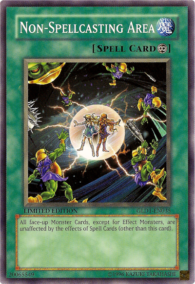 Non–Spellcasting Area [GLD1-EN035] Common Yu-Gi-Oh!