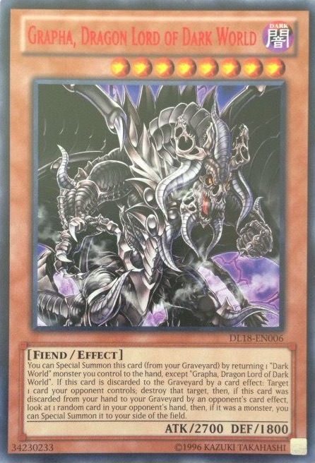 Grapha, Dragon Lord of Dark World (Red) [DL18-EN006] Rare Yu-Gi-Oh!