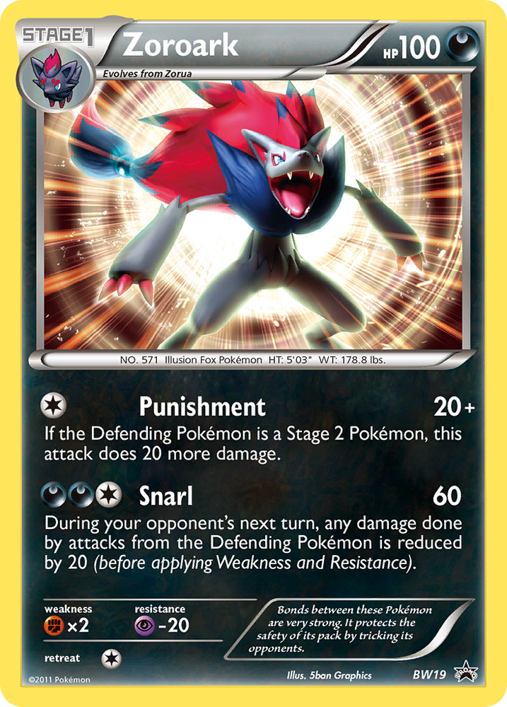 Zoroark (BW19) [Black & White: Black Star Promos] Pokémon